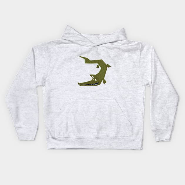 Crocodile Kids Hoodie by nickemporium1